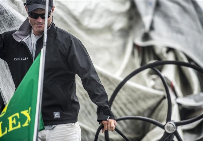 Caol Ila (Sui) in preparation for tomorrow's race - Photo by Rolex Kurt Arrigo