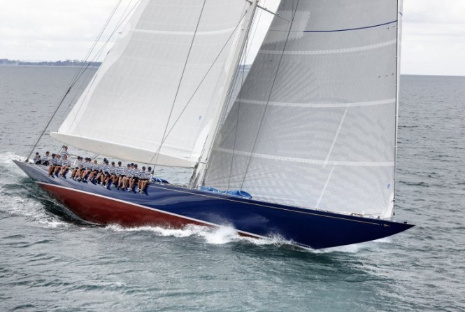 J Class charter yacht Endeavour refitted by Yachting Developments