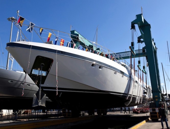 Mangusta 108#30 yacht - the launch
