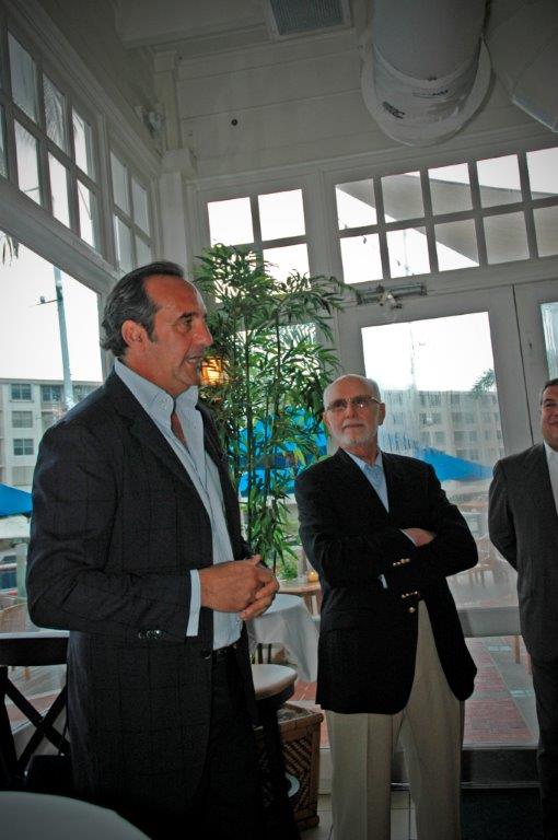 Marcello Maggi from ISA Yachts and Edward Sacks from ISA Yachts-North American Operations