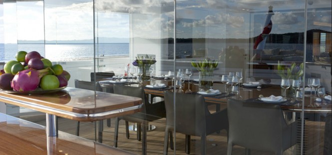 Mega Yacht Smeralda - Dining