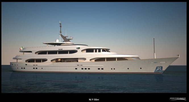 New 55m Classic Motor Yacht Project by Tommasso Spadolini