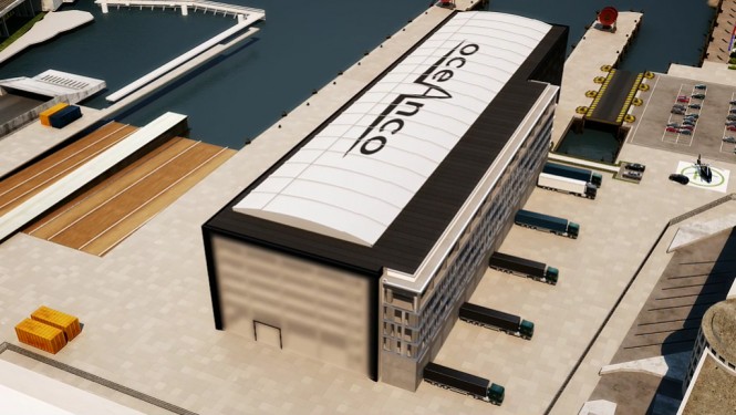 Oceanco's New Facility - view from above