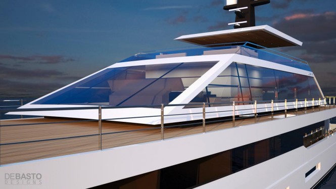 Quartz Yacht Concept - front view