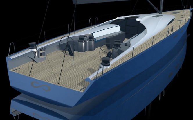 Sailing yacht Infiniti 100S - Cockpit