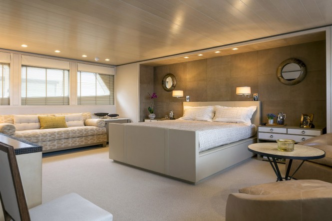Superyacht A2 - owners cabin Photo credit to Paul Warchol