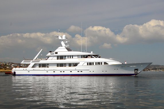 Superyacht Teleost - side view