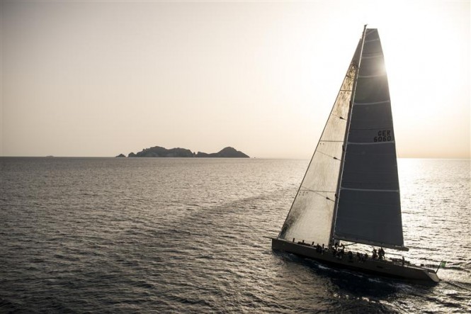 Superyacht Y3K during Race 1 from Gaeta to Capri - Photo by Rolex/Kurt Arrigo