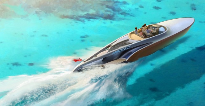 Aeroboat yacht tender - upview