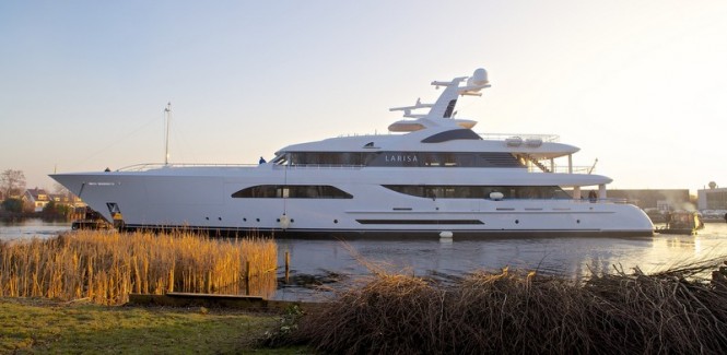 57m luxury motor yacht Larisa by Feadship