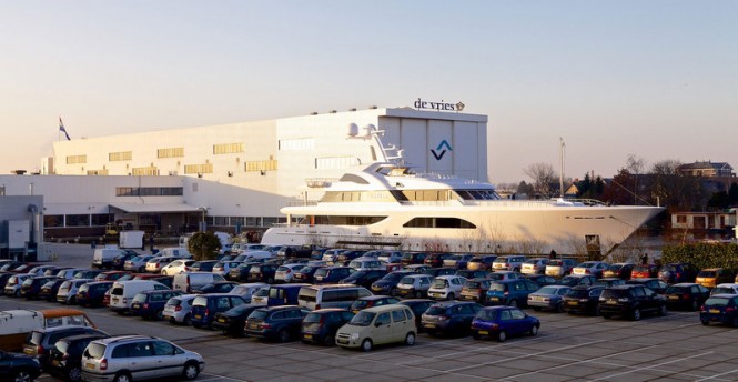 Feadship superyacht Larisa at launch
