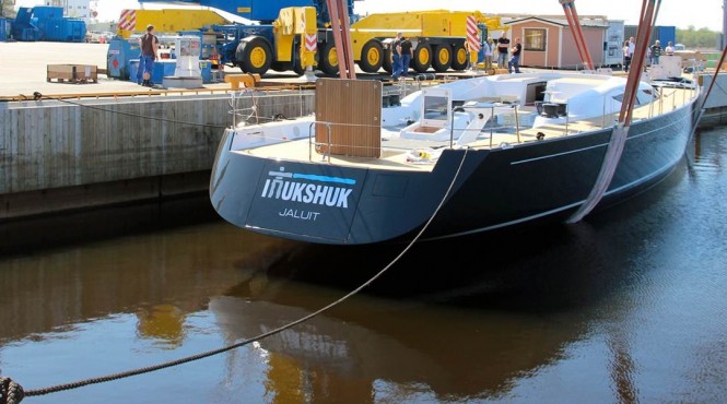 INUKSHUK Yacht on the water