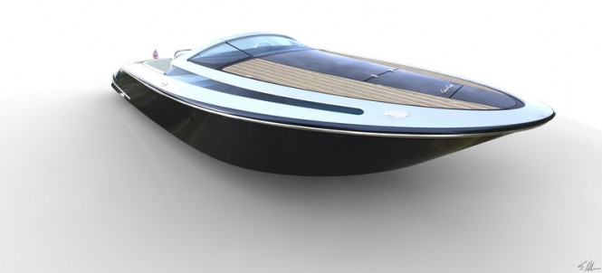 Image showing off well how the glass of the windshield integrates with a side window on the forward deck as if it’s the same piece of glass