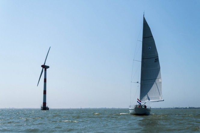 Jozina Johanna Yacht during sea trials