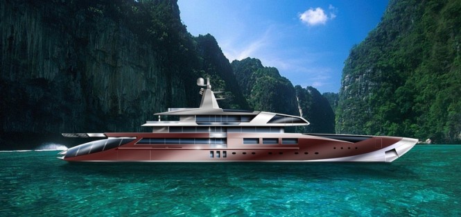 New 70m Joachim Kinder superyacht concept