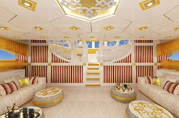 New interior design for the Middle East presented by Sunreef Yachts