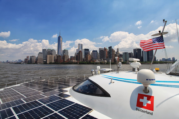 PlanetSolar in New York on June 17, 2013
