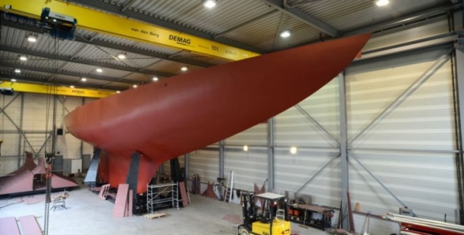 Replica of Ingomar Yacht