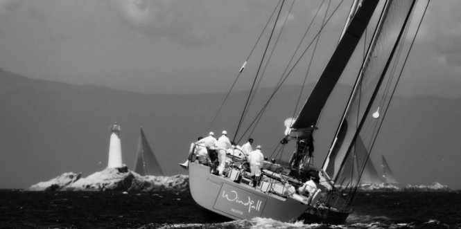 SW 94 Yacht Windfall on Race Day 3