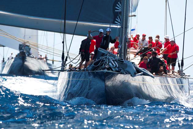 Superyacht Cup Palma 2013 Day 1 attended by powerful J Class yachts