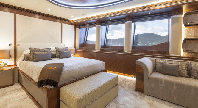 Superyacht Quattroelle - Guest Cabin Photo by Klaus Jordan