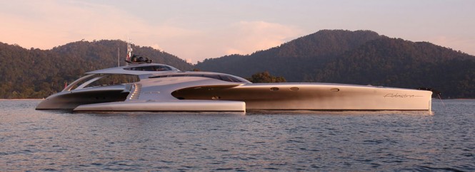 Trimaran yacht Adastra