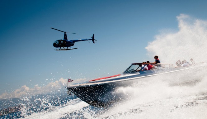 Luxury yacht tender by Wajer and Wajer at full speed