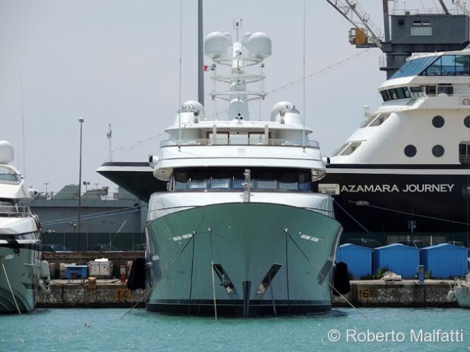 67m Feadship yacht Drizzle in Livorno Italy - Photo by Roberto Malfatti