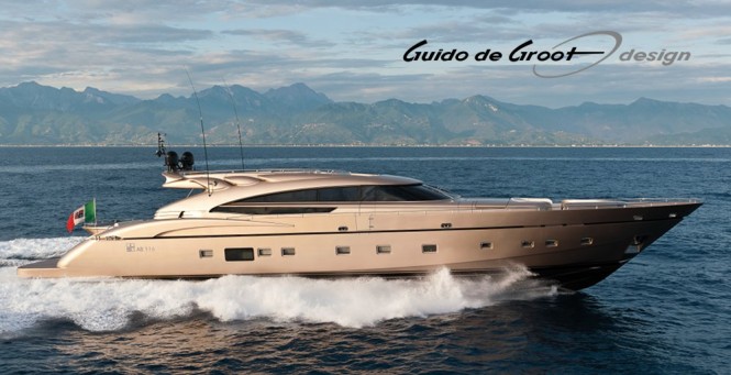 AB116 superyacht Diamond by AB Yachts - Fipa Group with interior design by Guido de Groot