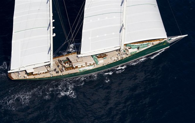 At 66m, mega yacht Hetairos recently became the tallest vessel to navigate the Panama Canal