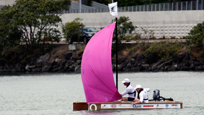 Competing in Auckland in February 2013