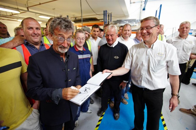 Eddie Jordan at Sunseeker
