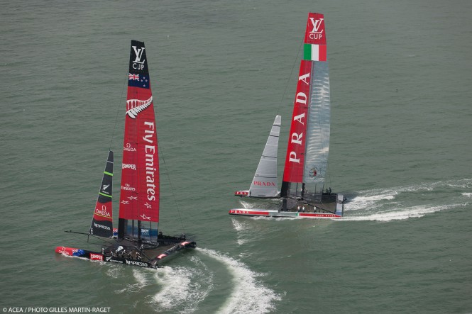34th America's Cup - Louis Vuitton Cup - Round Robin - Race Day 4 - Luna Rossa vs ETNZ