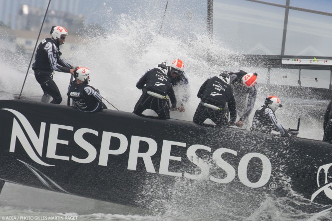 Emirates Team New Zealand in action