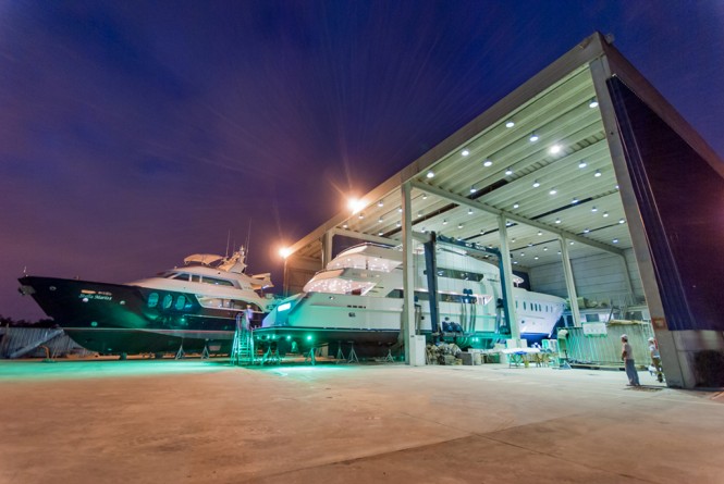 Hemisphere 140 Yacht by MCP Yachts at launch