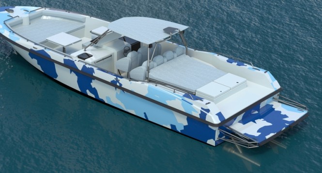 Hornet Superyacht Tender - aft view