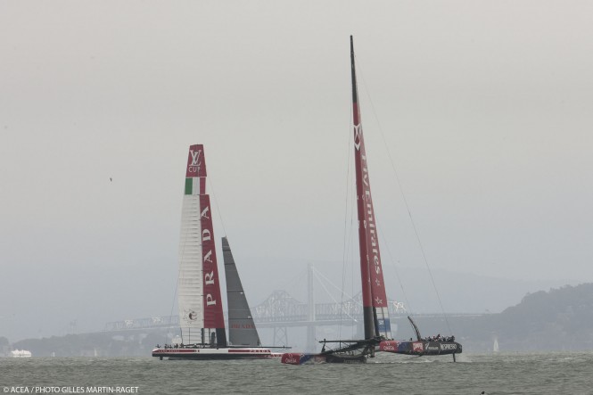 34th America's Cup - Louis Vuitton Cup - Round Robin - Luna Rossa vs Emirates Team New Zealand