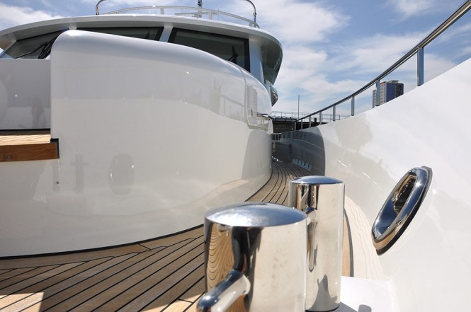 Moonen 94 Alu motor yacht Infinity relaunched after refit - Image credit Goodacre Boat Repairs and Refits