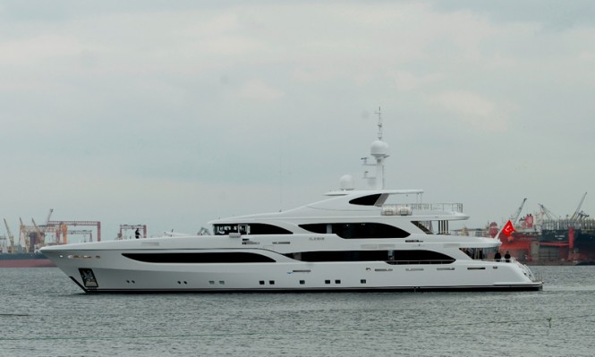 NB56 motor yacht Ileria by Proteksan Turquoise