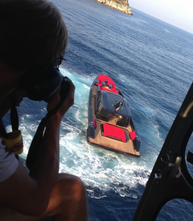 Newly launched Maori 78 mega yacht tender by Maori Yachts