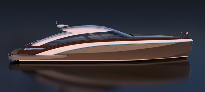 Onyx 41 superyacht tender concept - side view