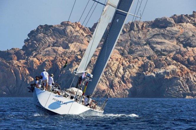  Luxury yacht Plis Play by Nautor's Swan at Rolex Swan Cup 2012 © Nautor Swan/Alberto Cocchi 
