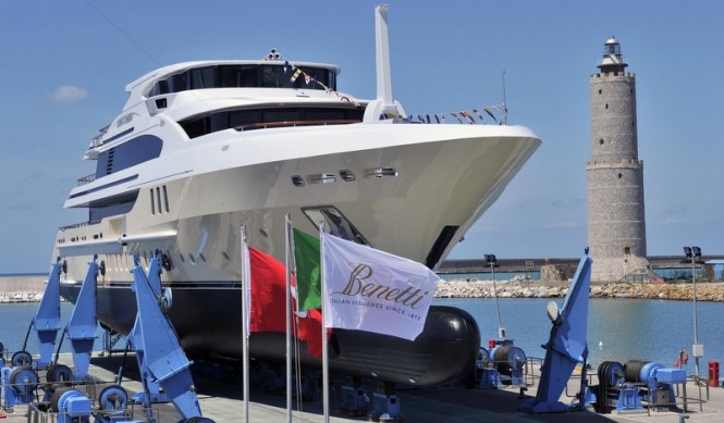 Superyacht Lady Candy (FB260) launched by Benetti in May 2013