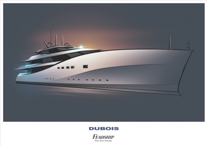 Superyacht P0513 concept by Dubois Naval Architects
