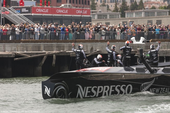 Victory for Emirates Team New Zealand