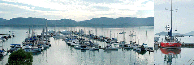 Yacht Haven Phuket Marina in the lovely yacht charter destination - Thailand