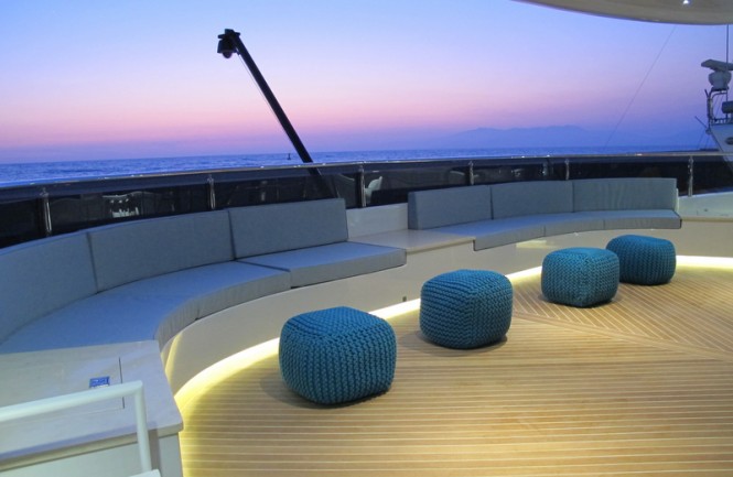 Curvelle superyacht quaranta - aft deck
