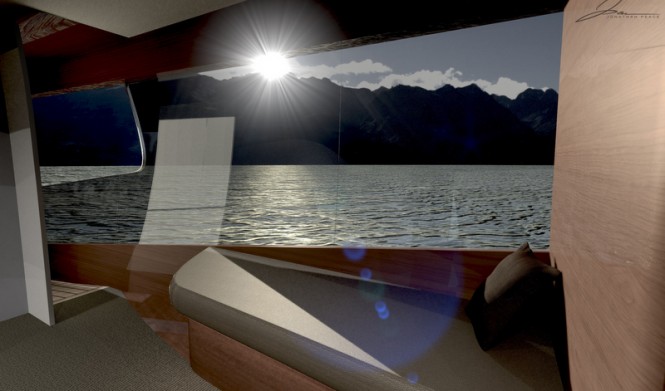 Aboard superyacht Adventurist 124 concept