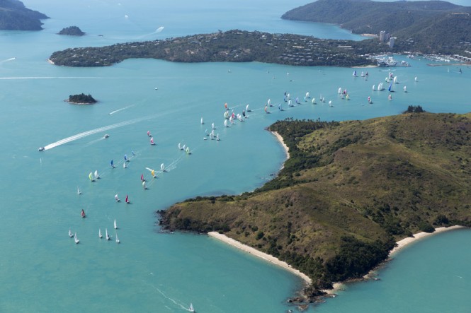 Aerial view of the AHIRW2013 - Photo credit to Andrea Francolini_Audi