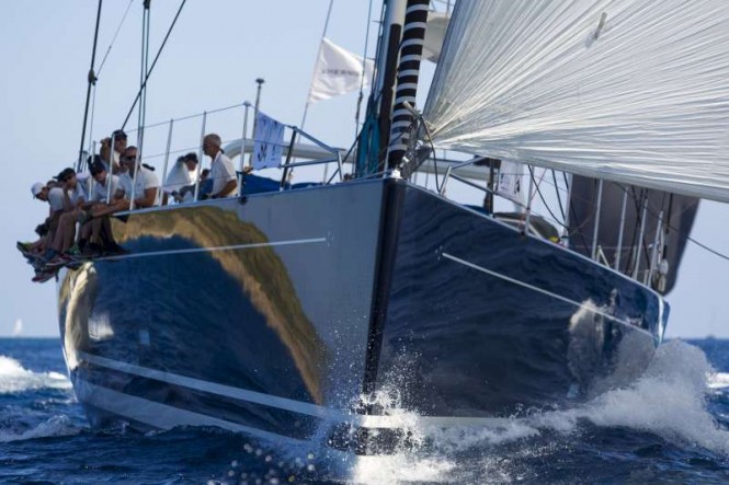 Charter yacht P2 at Perini Navi Cup 2013 - Image credit to Perini Navi